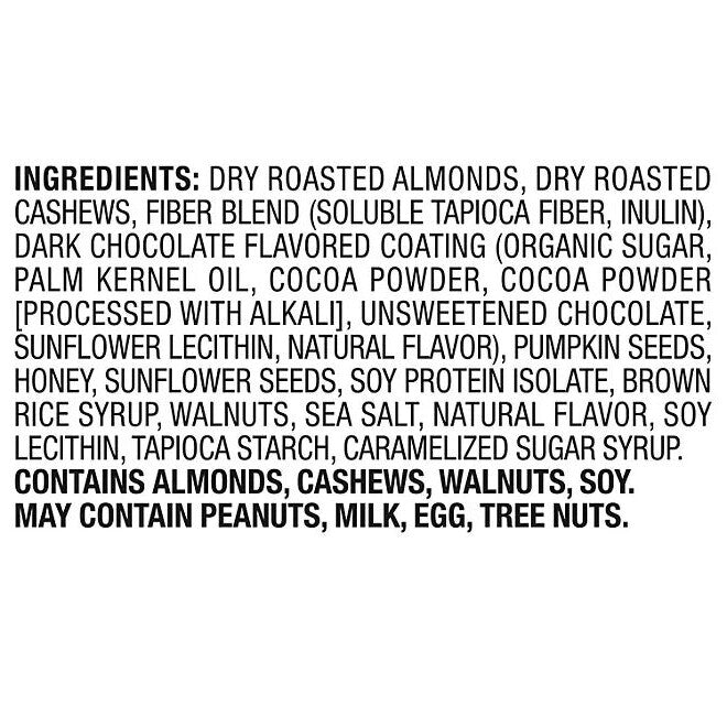 Member's Mark The Better Nut Bar, Dark Chocolate & Sea Salt, 1.4 Oz (24 Count)