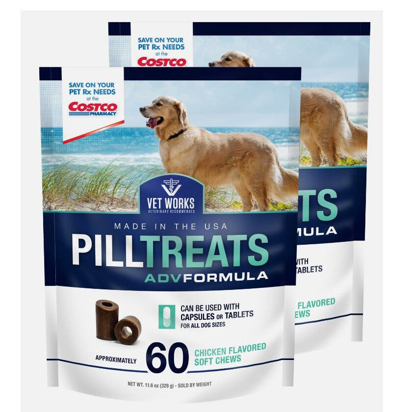 Vet Works Pill Treats Advanced Formula – 60 Pack