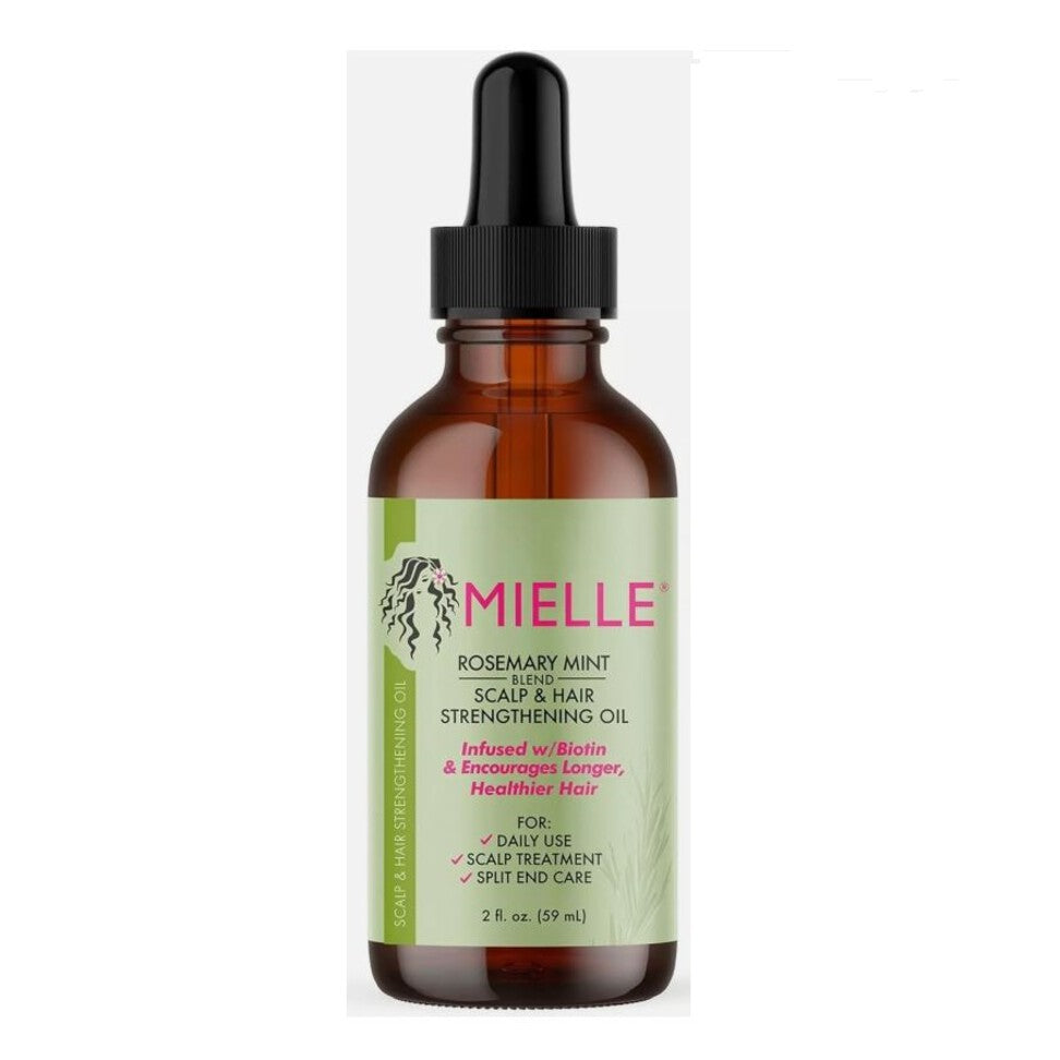 Mielle Organics Rosemary Mint Scalp & Hair Strengthening Oil All Hair Types, 2oz