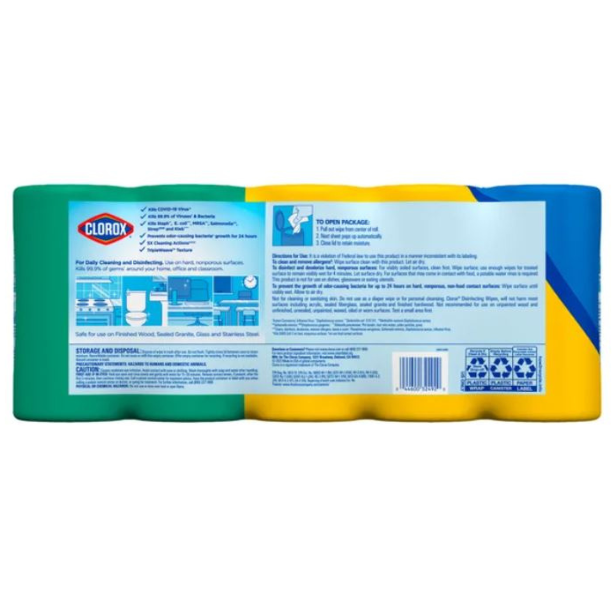 Clorox Disinfecting Wipes, Crisp Lemon, Fresh Scent 85 Wipes