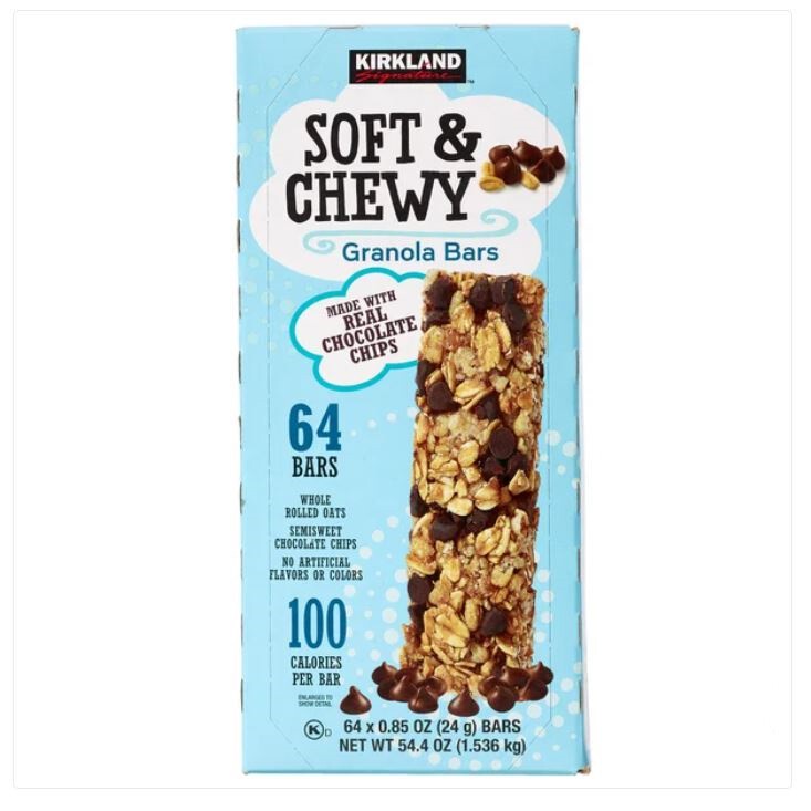 Kirkland Soft & Chewy Protein bars 64 ct