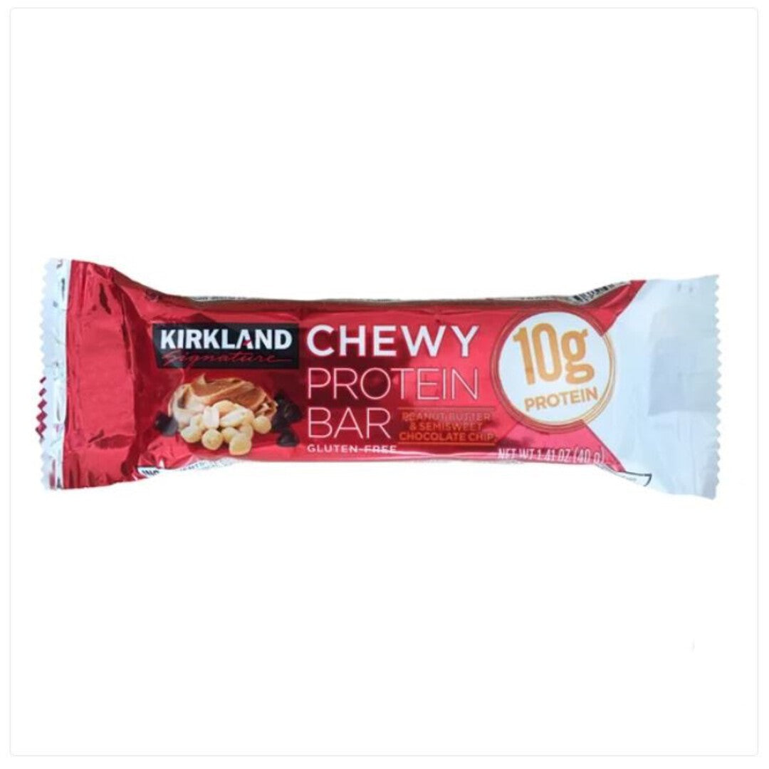 KIRKLAND Chewy Protein bar Peanut Butter & Semisweet Chocolate Chip 42 Count