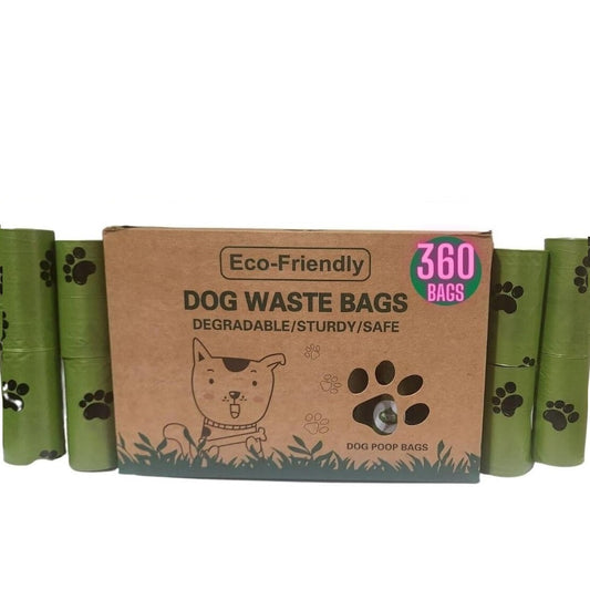 24 Rolls - Eco-Friendly Waste Poop Bags For Pet Poop, 360 count, Unscent.