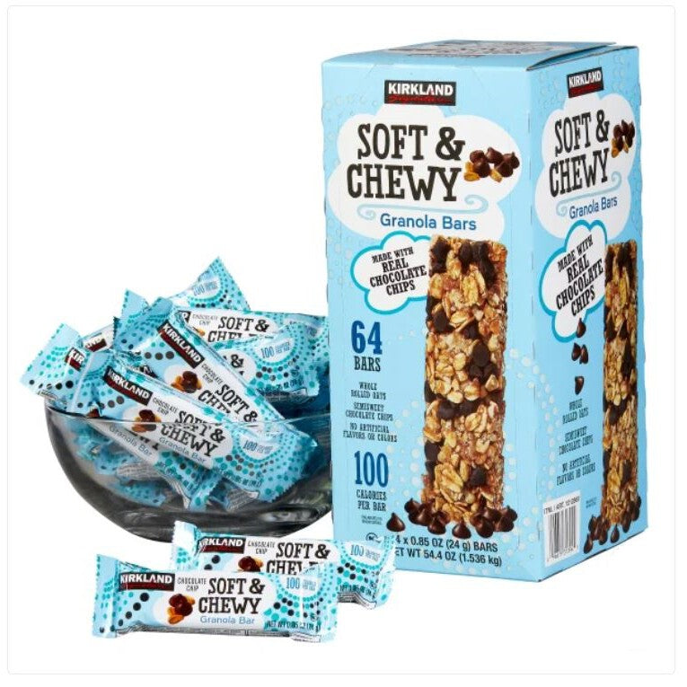 Kirkland Soft & Chewy Protein bars 64 ct