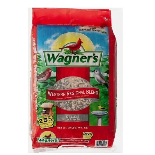 Wagner'S Western Regional Blend Wild Bird Food, 20-Pound Bag