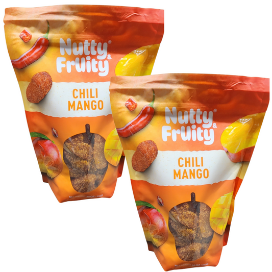 Nutty & Fruity Chili Mango – Sweet & Spicy Dried Mango Snack.- 30 Oz.
